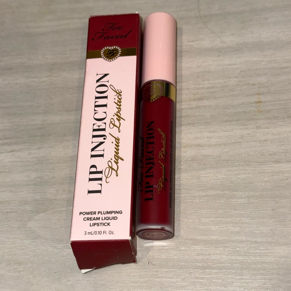 Too Faced Lip Injection Liquid Lipstick - Rich Burgundy